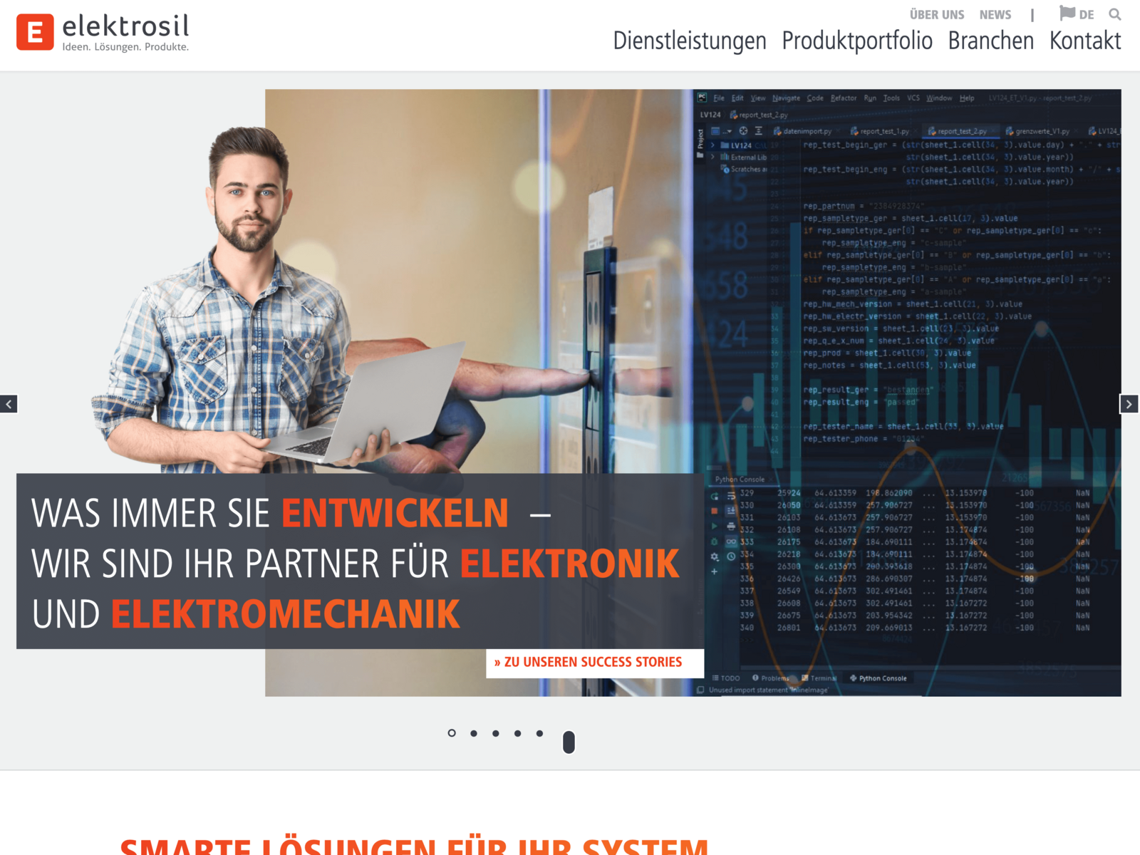 Soft-Relaunch Wordpress Elektrosil GmbH