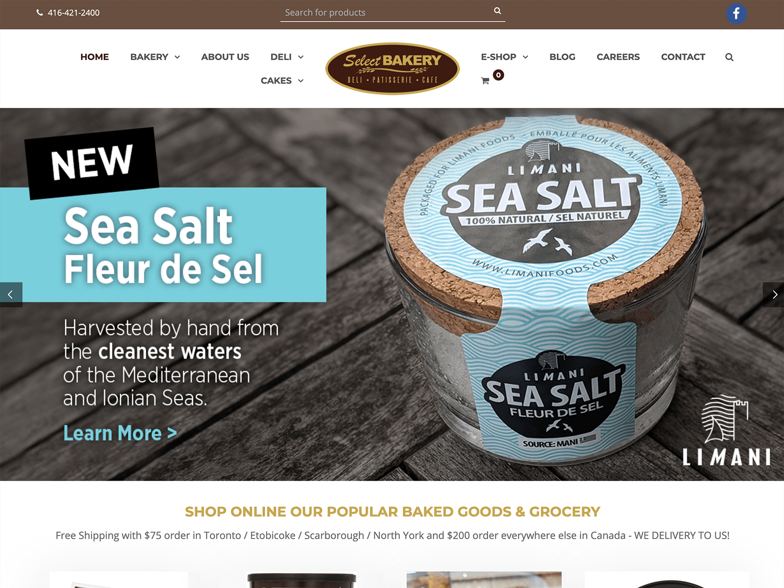 SEO + SEA Strategie für Greek Food Shop (Canada)